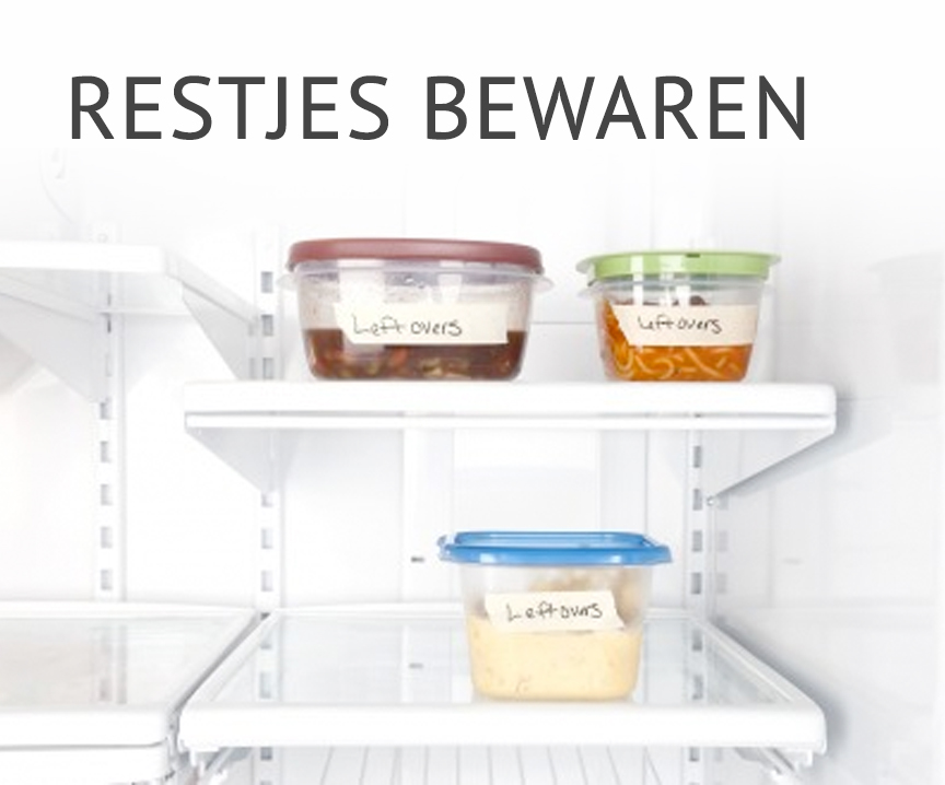 Empty the fridge - Restjes bewaren