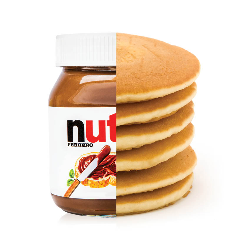 Empty the Fridge - Nutella hack pannekoeken